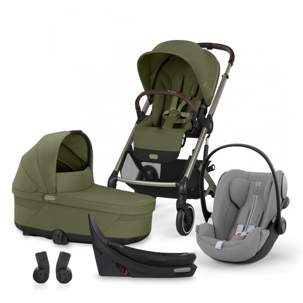 CYBEX Gold Balios S LUX 4in1 - Moss Green/Stone Grey
